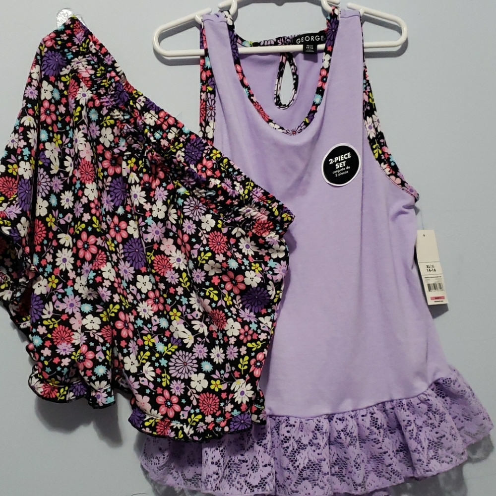 Fashion Sunflower Girl's Set - 12/14